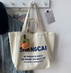 Tote bag shoulder bag canvas handbag
