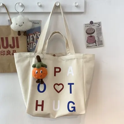 Tote bag shoulder bag canvas handbag