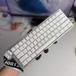 XVX crystal white jelly side engraved transparent keycap sapphire PC magnetic axis ace68 full modification OEM high-value jet75